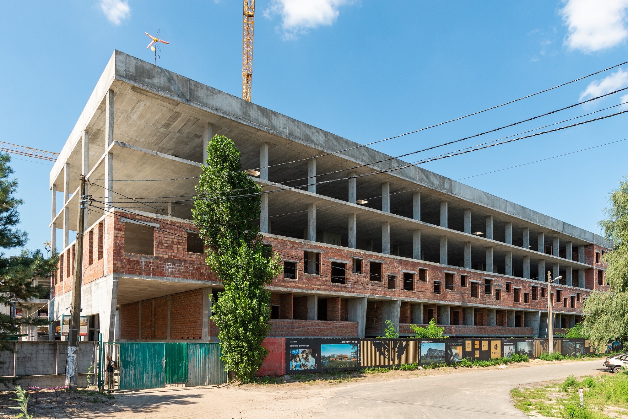 Хід будівництва ЖК Luxberry lakes & forest, серп, 2021 рік