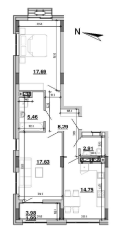 2-комнатная 97.42 м² в ЖК Містечко Підзамче от 25 508 грн/м², Львов