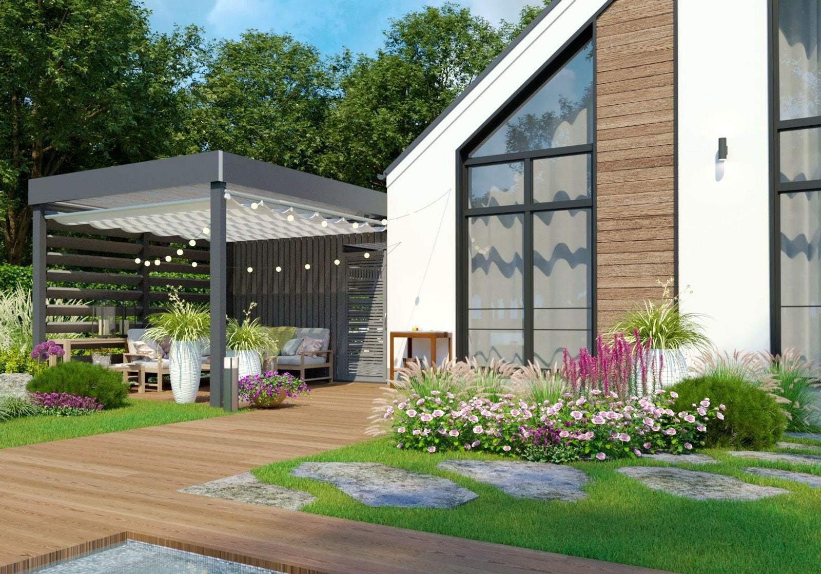 Котеджне містечко Gardd House Eco Village, с. Рожни