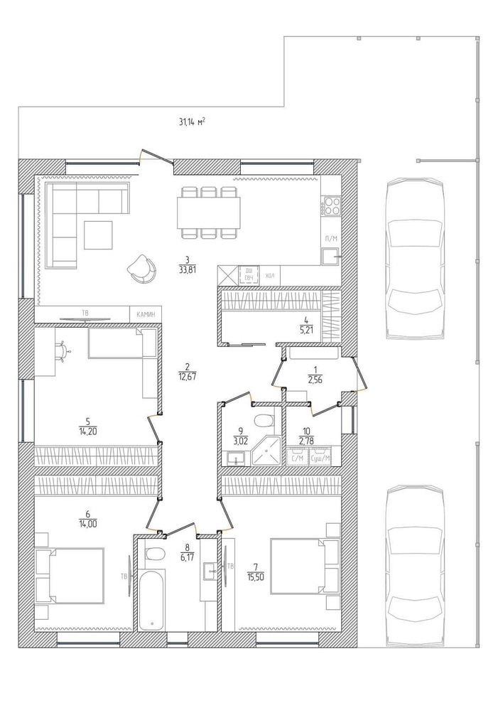 Котедж 109.92 м² в КМ Gardd House Eco Village від 19 651 грн/м², с. Рожни