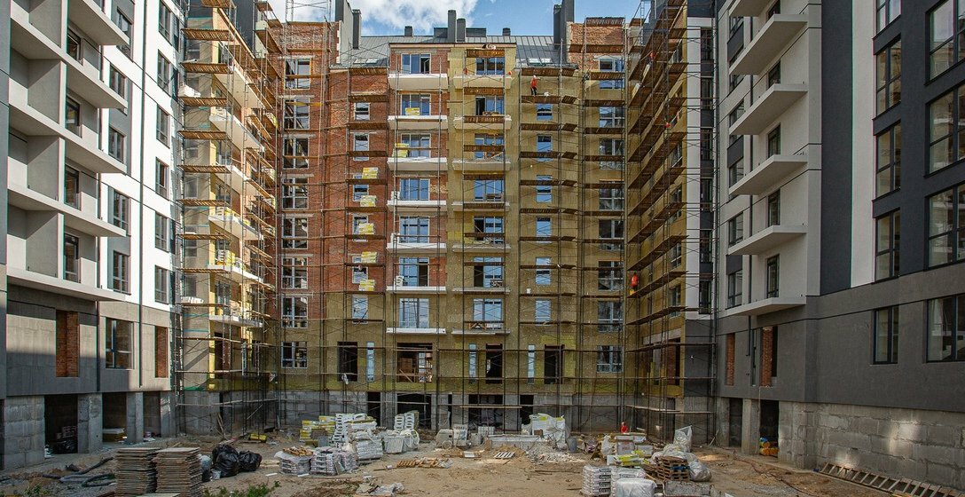 Ход строительства ЖК Park Residence, авг, 2021 год
