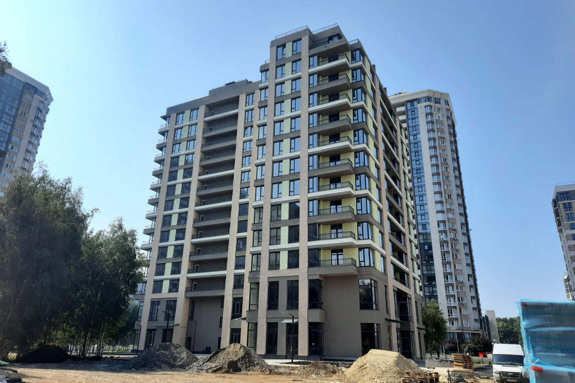 Хід будівництва ЖК Krona Park II, лип, 2021 рік
