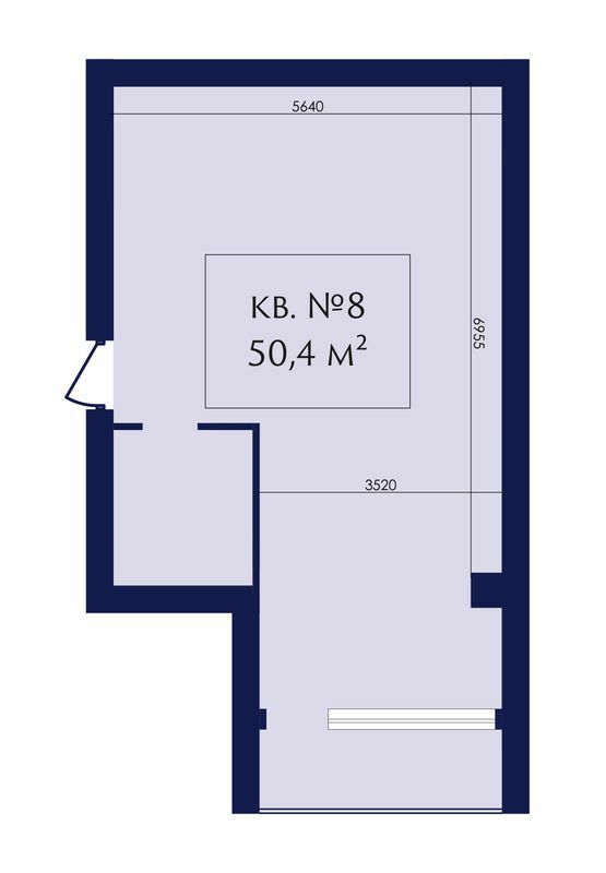 Вільне планування 50.4 м² в ЖК MAGНИТ. Будинок на Фонтанці від забудовника, Одеса