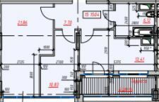2-кімнатна 61.78 м² в ЖК Пространство на Тульской від 21 600 грн/м², Одеса