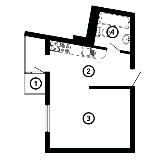 1-комнатная 31.63 м² в ЖК Национальный от 33 750 грн/м², Львов