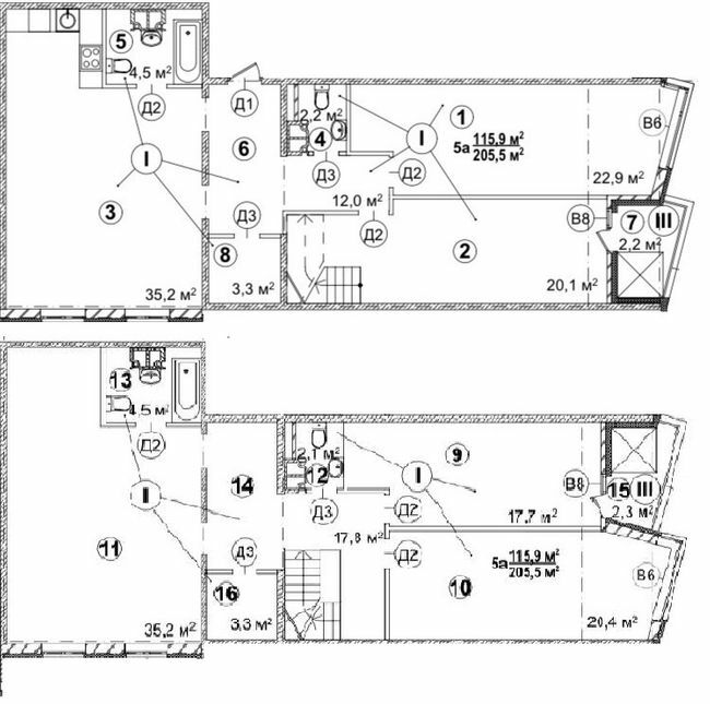 Дворівнева 205.5 м² в ЖК Art Парк від 18 500 грн/м², Київ