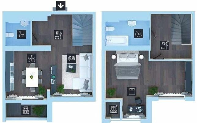 Двухуровневая 89.08 м² в ЖК Новопечерська Вежа от 60 450 грн/м², Киев