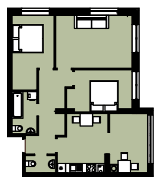 3-кімнатна 75.5 м² в ЖК Петрівські Липки від 19 700 грн/м², с. Святопетрівське