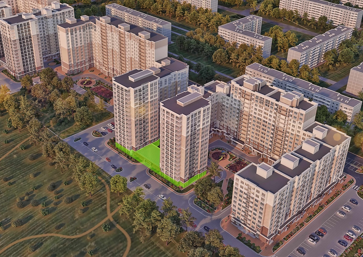 ЖК Новые Теремки, стоимость квартир от 18500 грн/м²