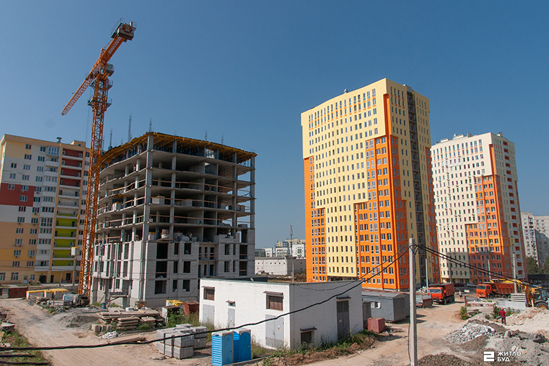 Хід будівництва ЖК Меридіан, серп, 2021 рік