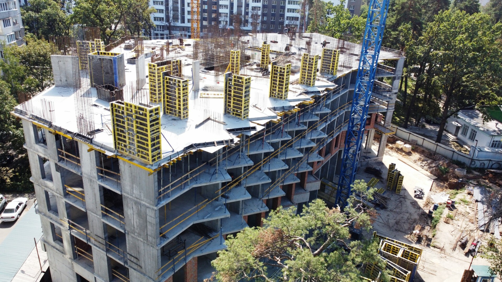 Хід будівництва ЖК Chalet, вер, 2021 рік
