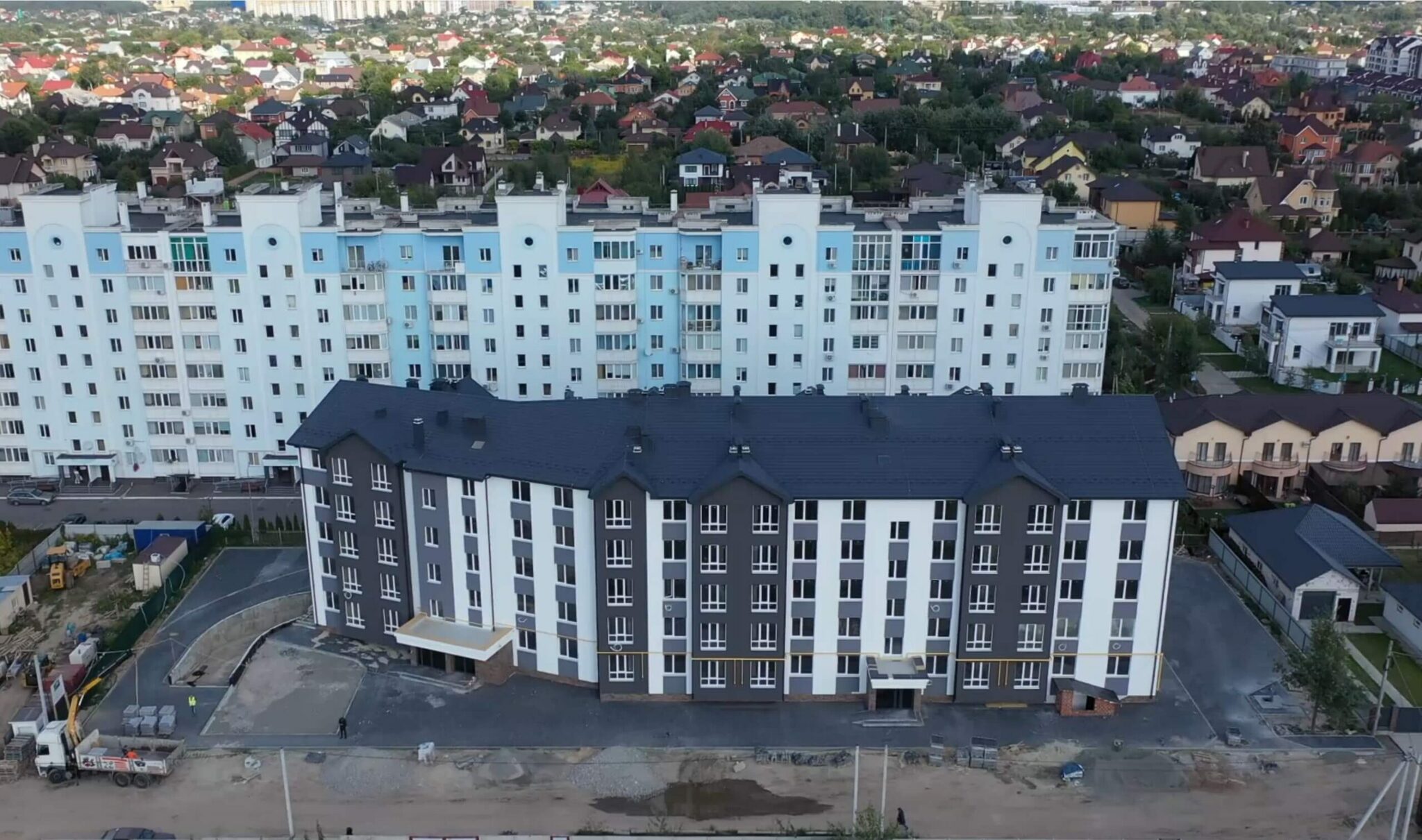 Хід будівництва ЖК Антрацит, серп, 2021 рік