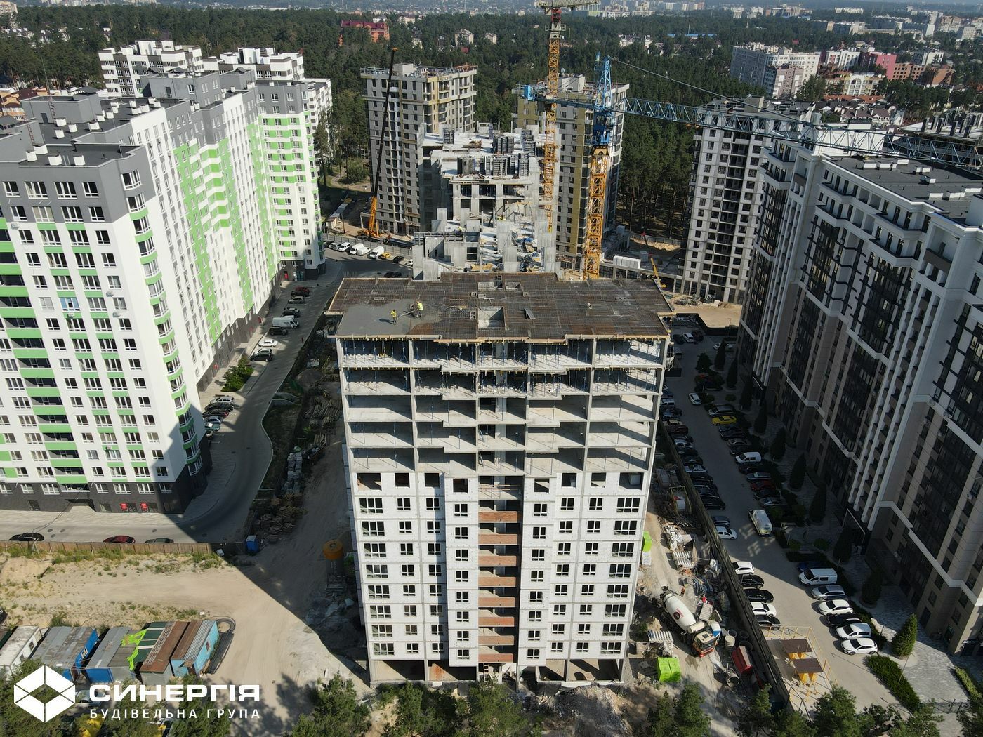 Хід будівництва ЖК City Park, серп, 2021 рік