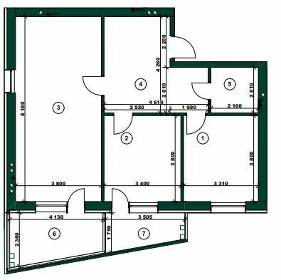 2-комнатная 85.47 м² в ЖК ParkVille от 42 050 грн/м², Харьков