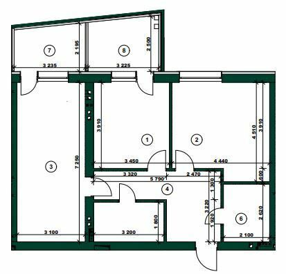 2-комнатная 89.63 м² в ЖК ParkVille от 42 050 грн/м², Харьков