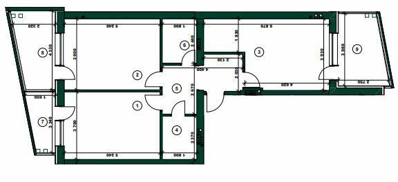 2-комнатная 97.25 м² в ЖК ParkVille от 42 050 грн/м², Харьков