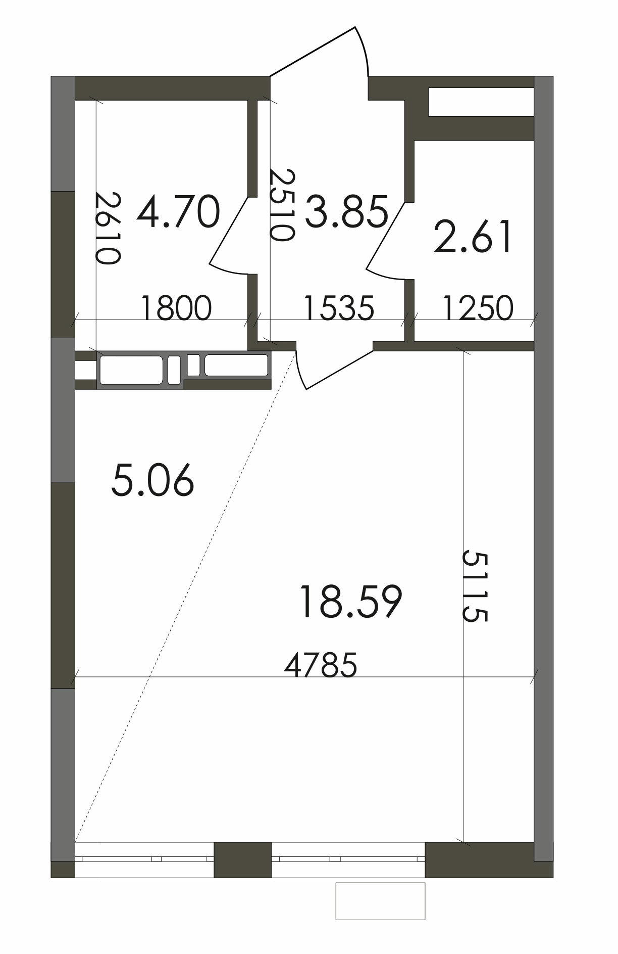 1-комнатная 34.81 м² в ЖК Star City от 27 760 грн/м², Киев