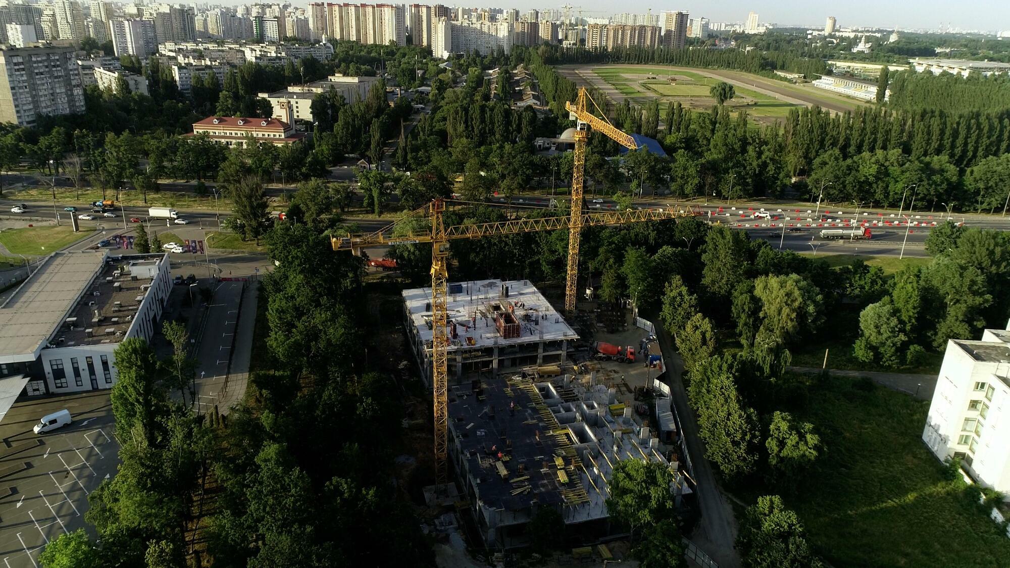 Хід будівництва ЖК Senat, черв, 2021 рік