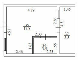 1-комнатная 24.6 м² в ЖК Sun City Клубный от 19 550 грн/м², г. Боярка