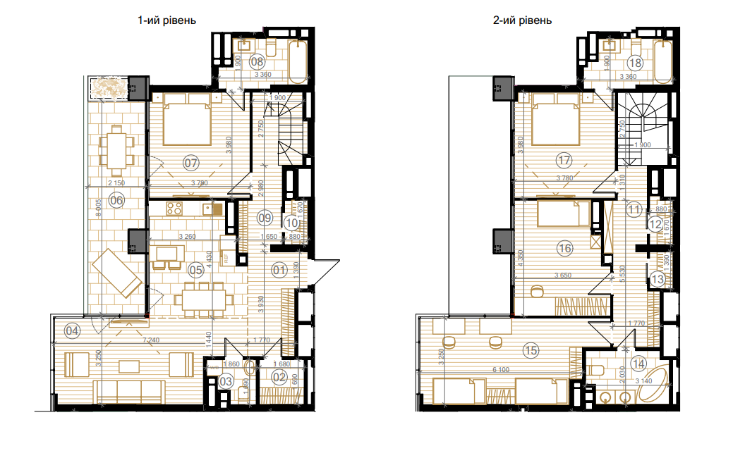 Дворівнева 158.49 м² в ЖК Creator City від 65 535 грн/м², Київ
