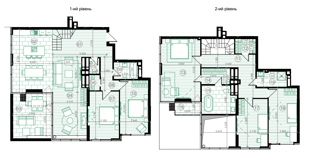 Дворівнева 203.07 м² в ЖК Creator City від 62 970 грн/м², Київ