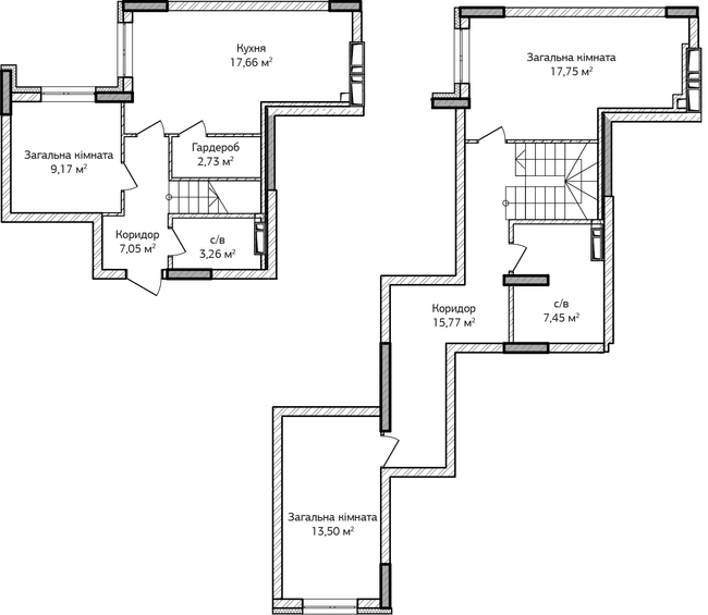 Дворівнева 94.34 м² в ЖК City Park від 18 000 грн/м², м. Ірпінь