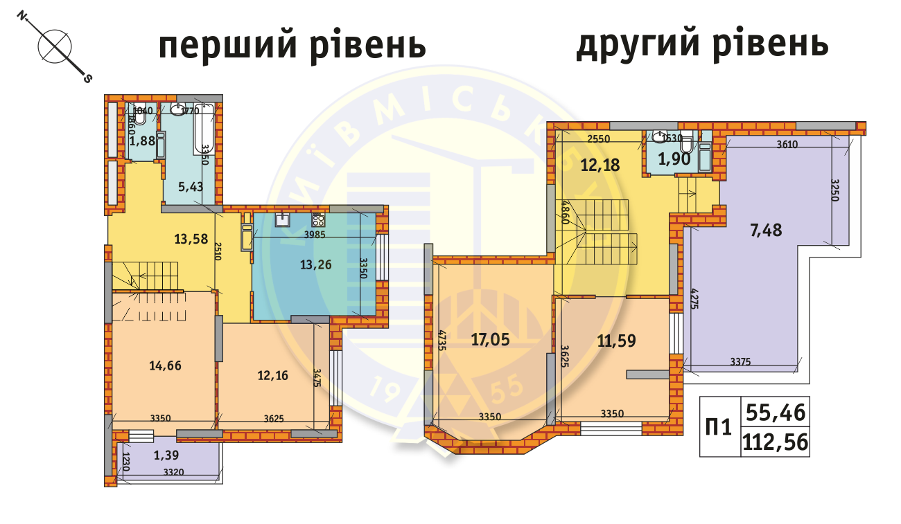 4-комнатная 112.56 м² в ЖК Обериг-2 от 27 310 грн/м², Киев
