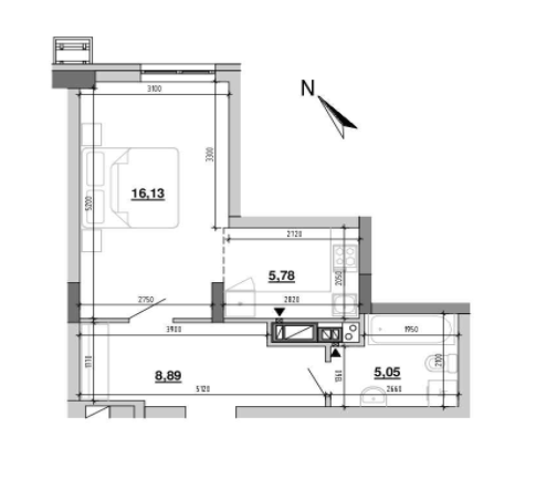 Студия 35.85 м² в ЖК Містечко Підзамче от 25 561 грн/м², Львов