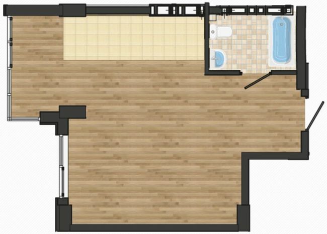 1-кімнатна 40.3 м² в ЖК Золота Ера від 20 650 грн/м², с. Крижанівка