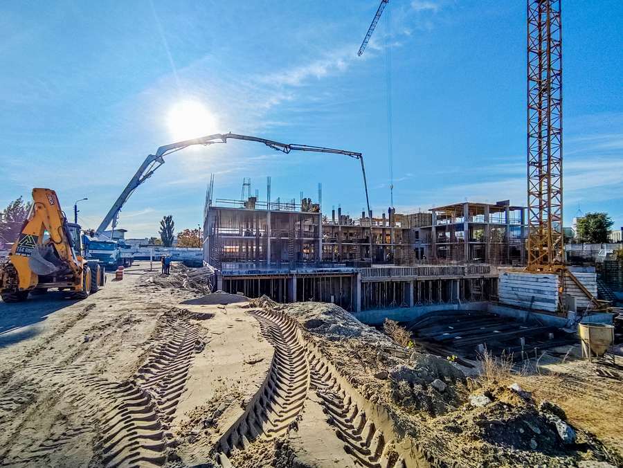 Хід будівництва ЖК BOSTON Creative House, жовт, 2021 рік