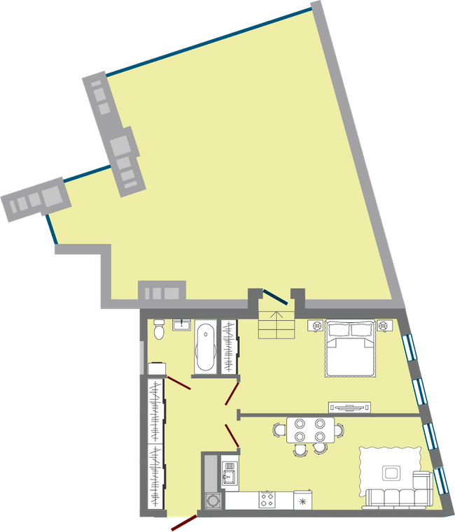 1-комнатная 73.94 м² в ЖК Greenville Park Lviv от 34 150 грн/м², Львов
