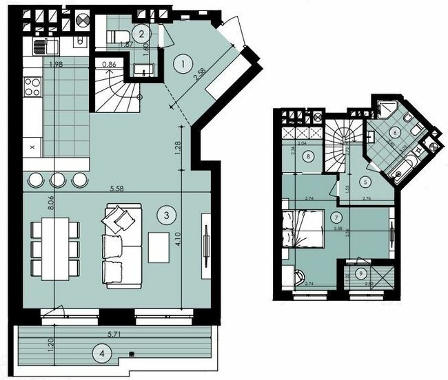 Двухуровневая 90.01 м² в ЖК Парк Арена от 20 900 грн/м², Львов