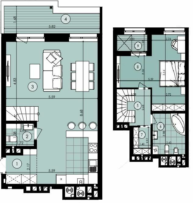 Двухуровневая 85.92 м² в ЖК Парк Арена от 20 900 грн/м², Львов