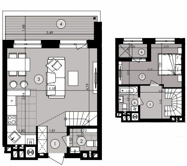 Двухуровневая 63.13 м² в ЖК Парк Арена от 20 900 грн/м², Львов