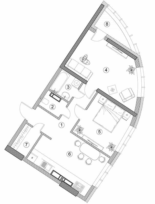 2-кімнатна 63.32 м² в ЖК Aria від 73 710 грн/м², Київ