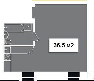 1-кімнатна 36.5 м² в ЖК Винна Гора від 22 500 грн/м², м. Винники