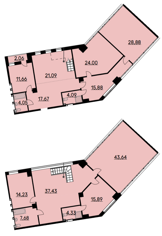 Двухуровневая 250.12 м² в ЖК Bauhaus от 43 000 грн/м², Харьков