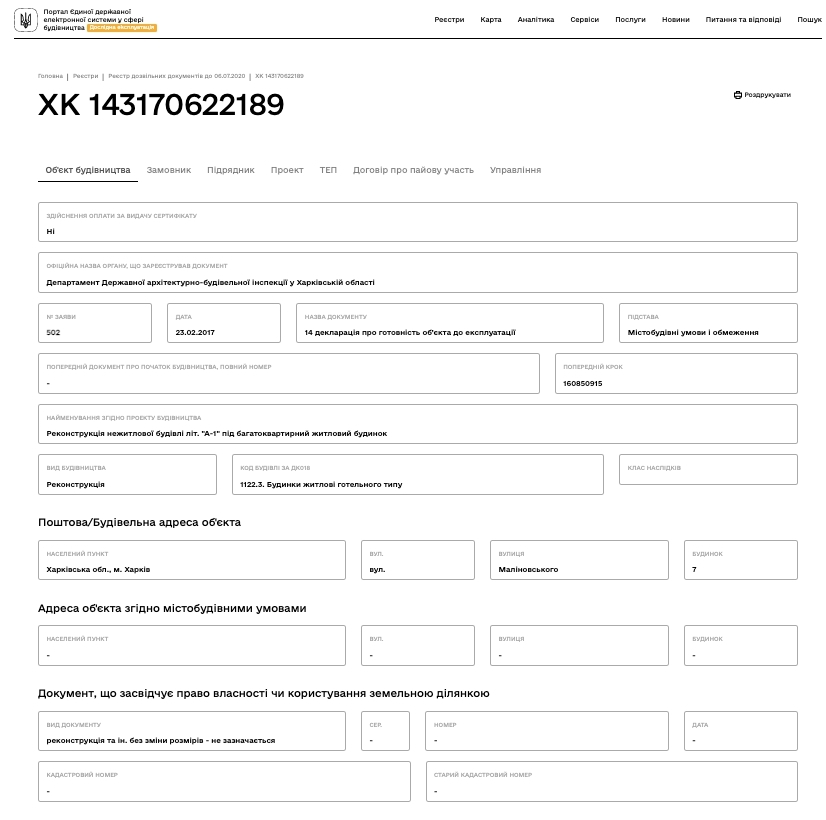 Сертифікат про готовність ЖК полностью, ЖК Слов'янський