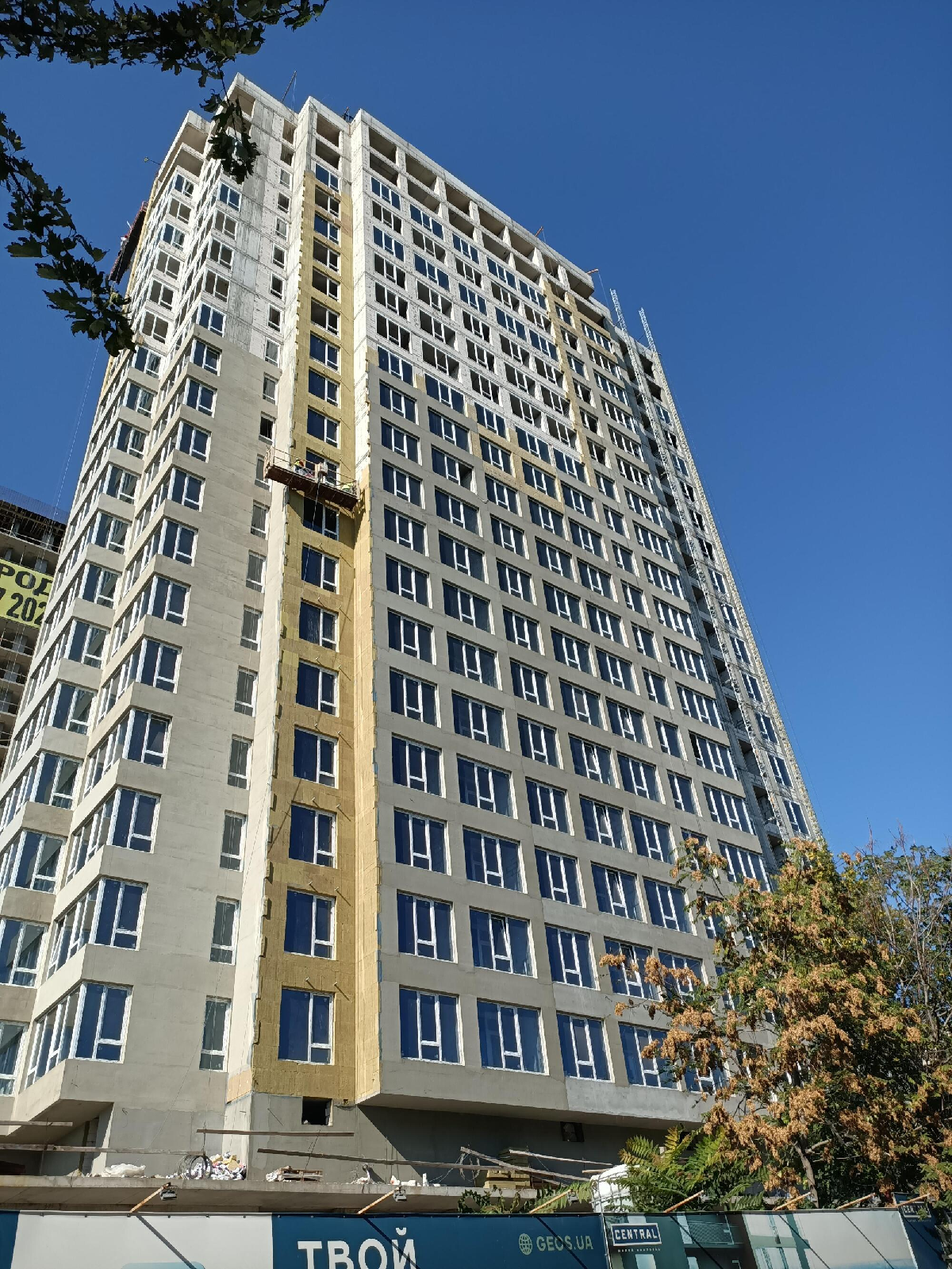 Хід будівництва ЖК Central, вер, 2021 рік