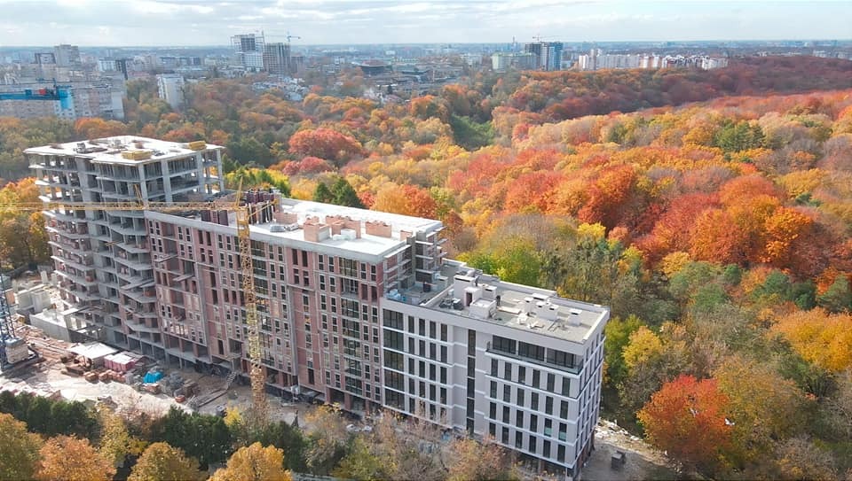 Ход строительства ЖК Tiffany apartments, окт, 2021 год