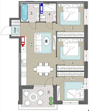3-кімнатна 70.46 м² в ЖК MAVERICK RESIDENTIAL COMPLEX від 28 950 грн/м², Київ