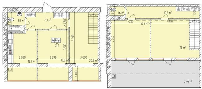 Дворівнева 120.1 м² в ЖК Дубовий Гай від 25 000 грн/м², Запоріжжя