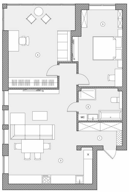 2-кімнатна 79.65 м² в ЖК Ренесанс від 25 650 грн/м², Запоріжжя