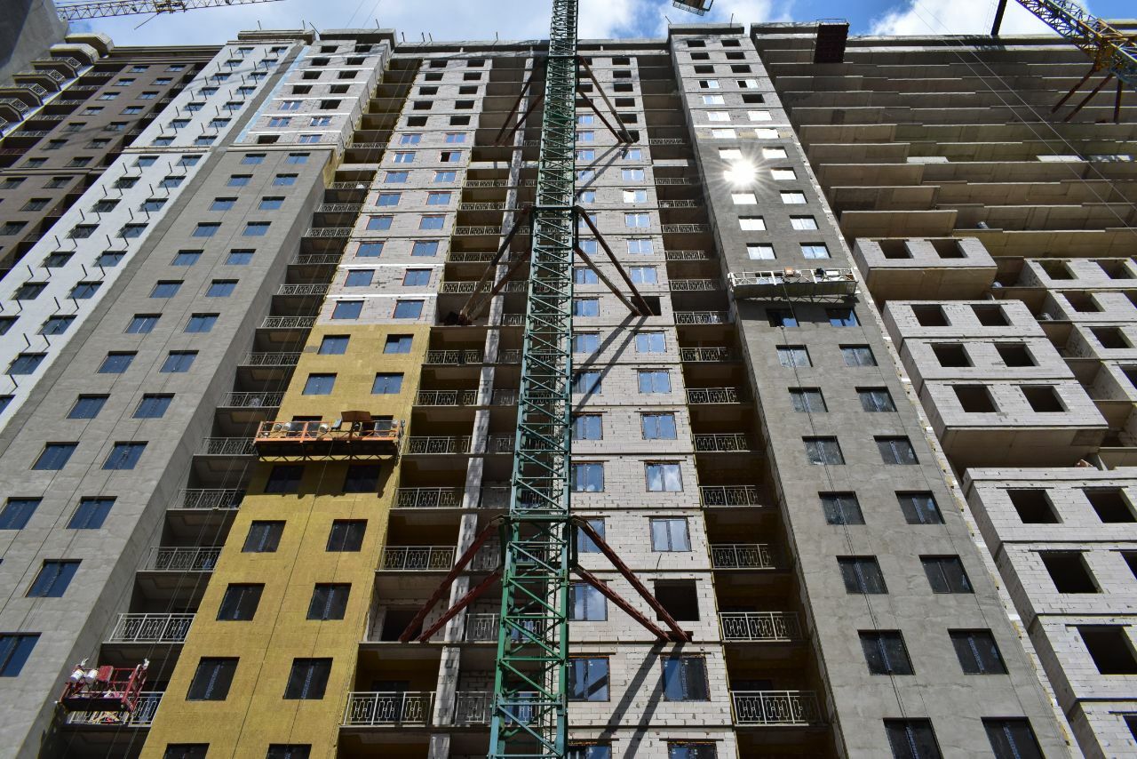 Хід будівництва ЖК Родос, черв, 2021 рік