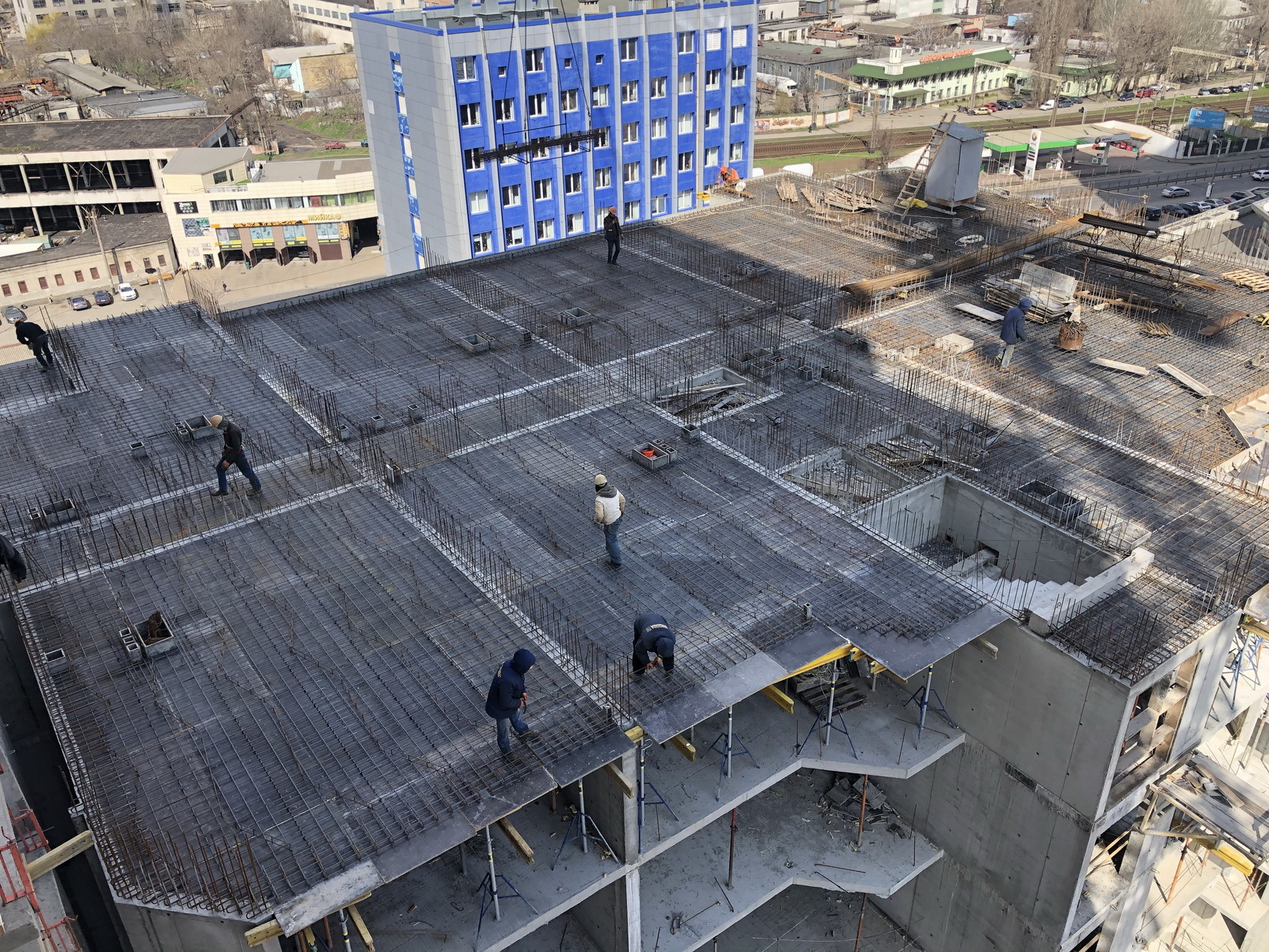 Хід будівництва ЖК Удобный, квіт, 2021 рік