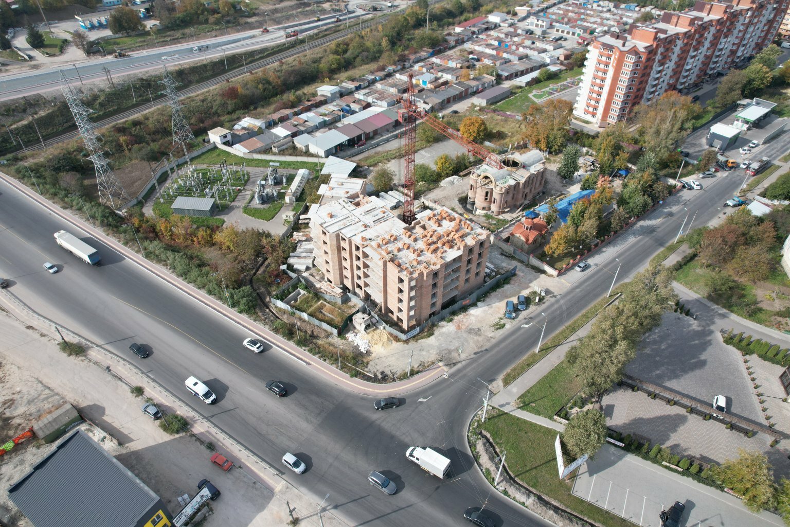 Хід будівництва ЖК Східна Брама, жовт, 2021 рік