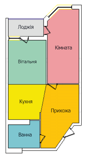 1-кімнатна 54.16 м² в ЖК на вул. Київська від 16 500 грн/м², Тернопіль