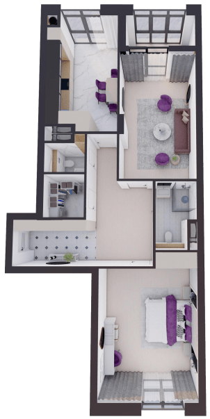 2-кімнатна 97.2 м² в ЖК Замкова Брама від 41 800 грн/м², м. Біла Церква
