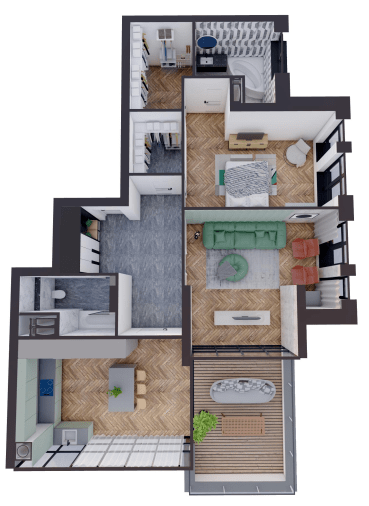 2-кімнатна 109.69 м² в ЖК Замкова Брама від 41 800 грн/м², м. Біла Церква