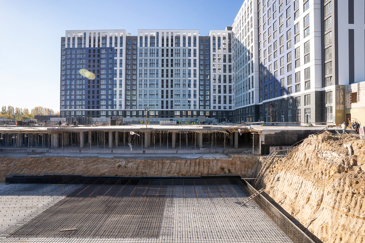 Хід будівництва ЖК SKY AVENUE, жовт, 2021 рік